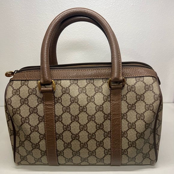 GUCCI GG Sherry Line Supreme Canvas Boston Bag - Picture 2 of 16